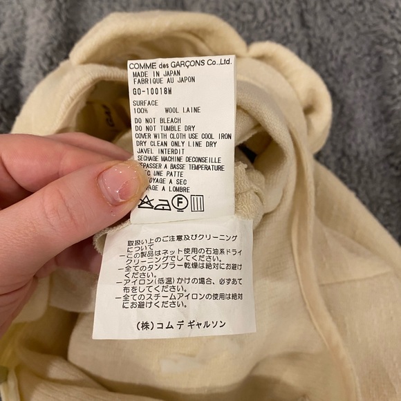 Comme des Garcons Spring 2000 Ivory Dress - Picture 9 of 10